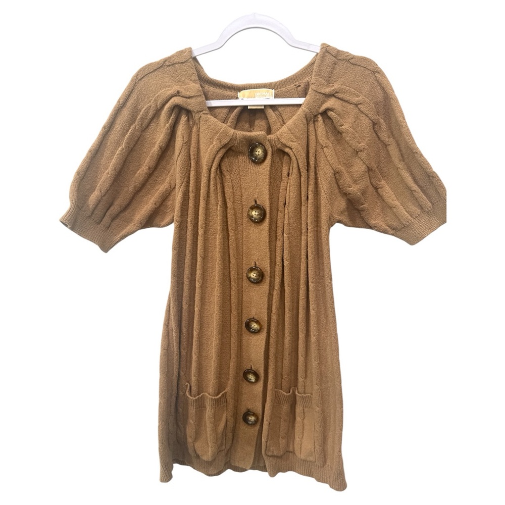 Michael Kors Tan Knit Sweater Tunic
